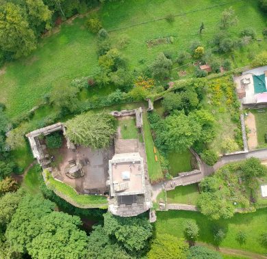 the historical castle Zavelstein in Germany
